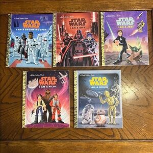 Star Wars kids books | set of 5 Star Wars Golden books